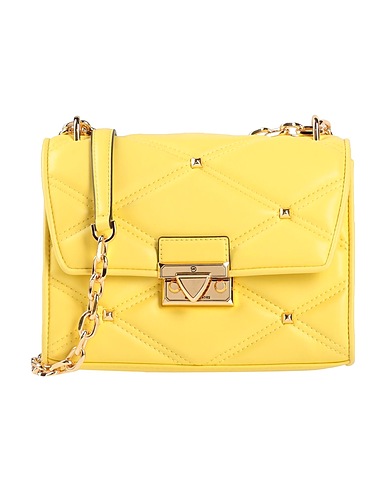 MICHAEL MICHAEL KORS Borsa a tracolla Giallo Fibre tessili