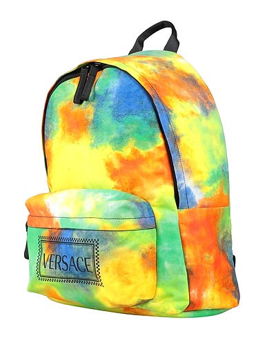 VERSACE YOUNG Backpack & fanny pack Green 100% Cotton