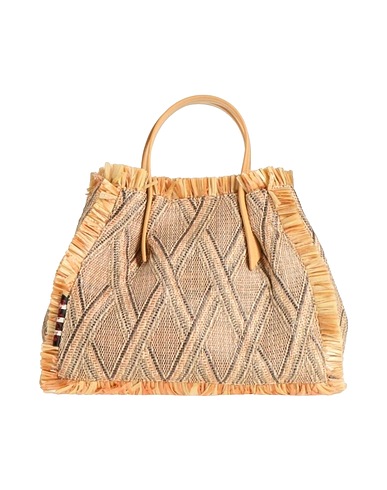 MANILA GRACE Handbag Apricot 100% Polypropylene