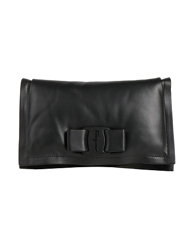 FERRAGAMO Handbag Black 100% Calfskin