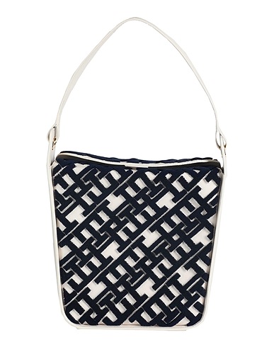 TOMMY HILFIGER Borsa a mano Off white Vacchetta