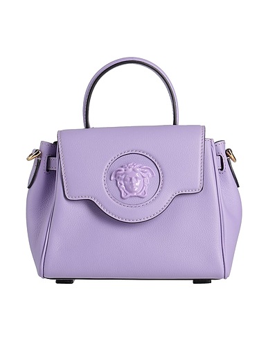 VERSACE Handtasche Lila 100% Kalbsleder