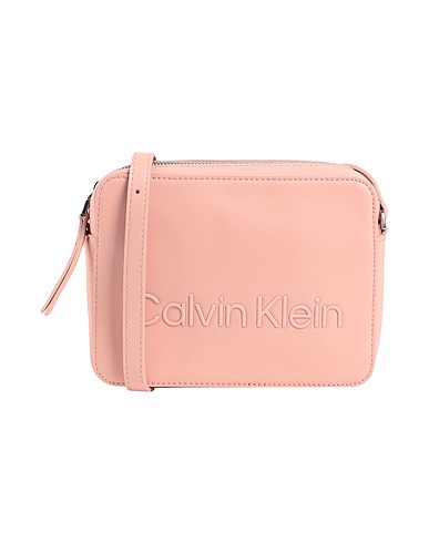 CALVIN KLEIN Across-body bag Blush 51% Polyester, 49% Polyurethane