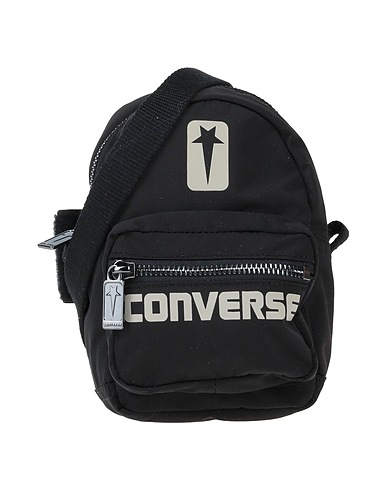 CONVERSE Across-body bag Black 95% Polyester, 5% Nylon