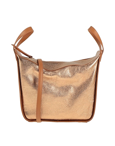 AB ASIA BELLUCCI Handbag Copper Soft Leather