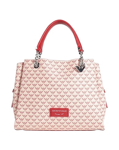 EMPORIO ARMANI Handbag Brick red 100% Polyester