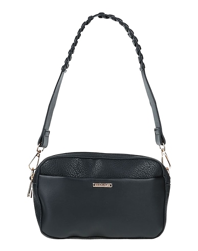 MANOUKIAN Shoulder bag Black 100% PVC - Polyvinyl chloride