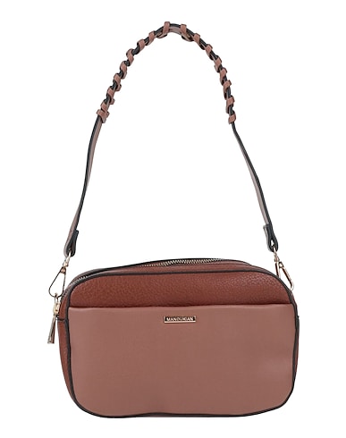 MANOUKIAN Borsa a spalla Marrone 100% PVC - Polivinilcloruro