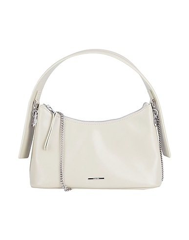 CALVIN KLEIN Borsa a mano Beige 51% Poliestere, 49% Poliuretano