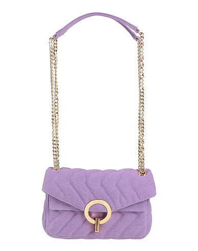 SANDRO Shoulder bag Mauve 100% Cotton