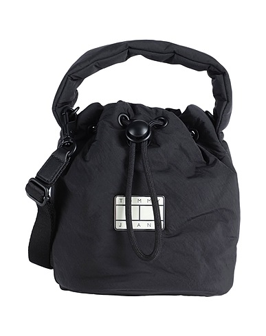 TOMMY JEANS Handbag Black 97% Recycled nylon, 3% Polyurethane