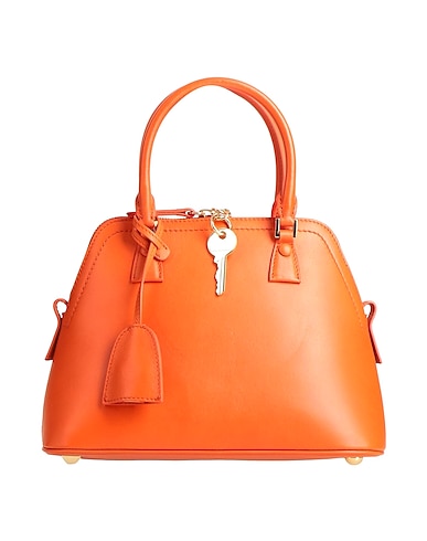MAISON MARGIELA Handtasche ARANCIONE 100% Kalbsleder