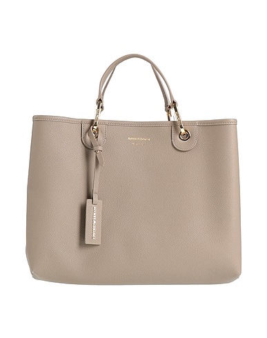 EMPORIO ARMANI Handbag Grey 100% Polyurethane, Polyester