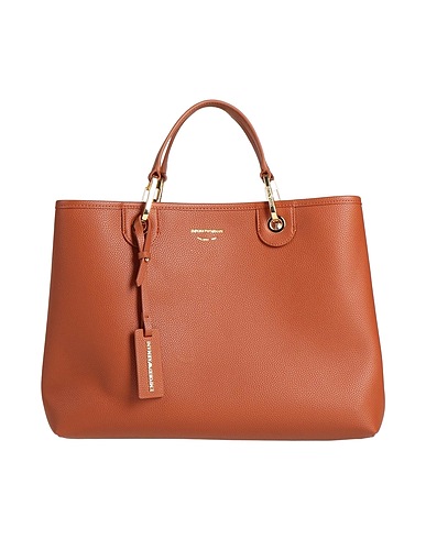 EMPORIO ARMANI Borsa a mano Cuoio 100% Poliuretano, Poliestere