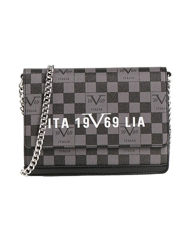 19V69 Across-body bag Black 100% Polyurethane
