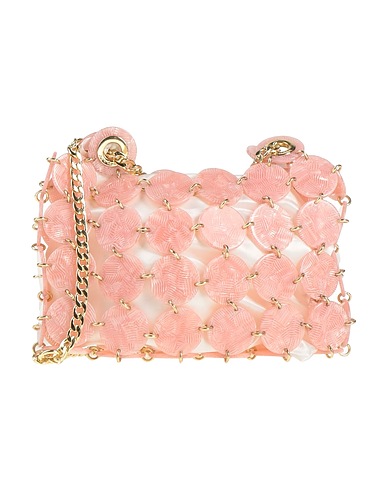 SANDRO Shoulder bag Pink Metal, Plastic