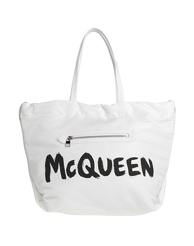 MCQUEEN Handbag White Textile fibres