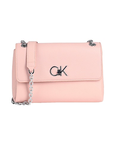 CALVIN KLEIN Shoulder bag Antique rose 51% Polyester, 49% Polyurethane
