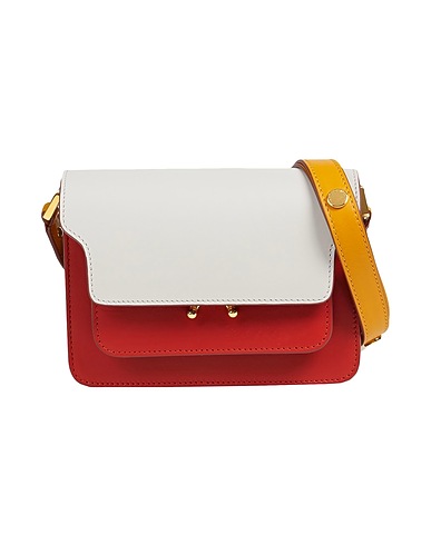 MARNI Across-body bag White 95% Calfskin, 5% Brass