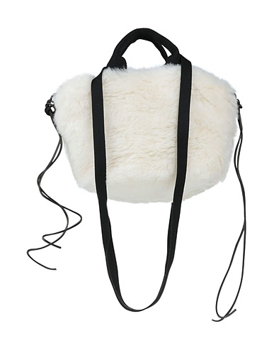 MUUÑ Bolso de mano Blanco Fibras textiles
