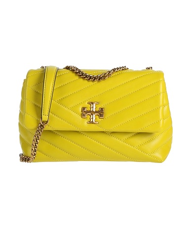 TORY BURCH Across-body bag Lime green Soft Leather