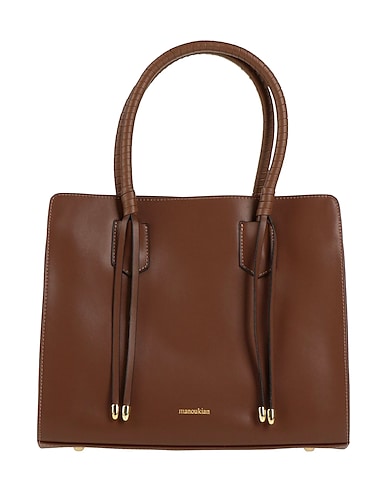 MANOUKIAN Sac à main Marron Fibres synthétiques