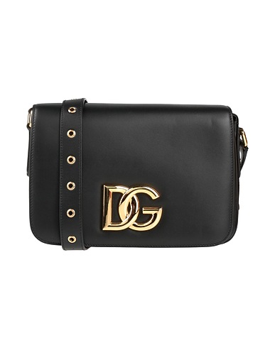 DOLCE&GABBANA Cross-body bags Black 100% Calfskin