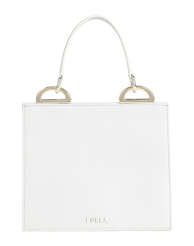 FURLA Handbag FURLA LINEA FUTURA MINI TOP HANDLE
 Off white 100% Polyurethane