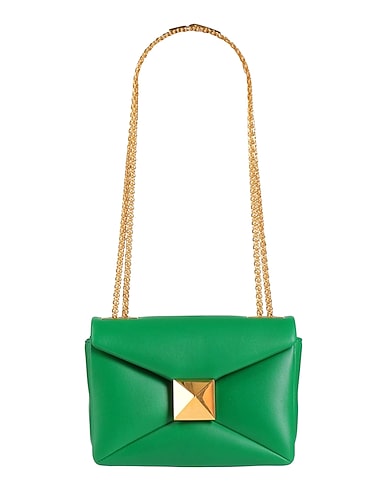 VALENTINO GARAVANI Shoulder bag Green Soft Leather