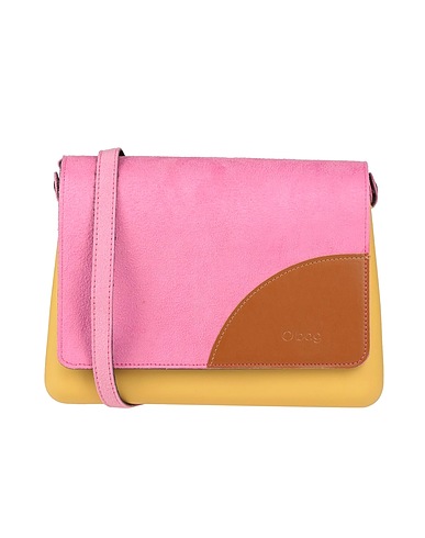 O BAG Cross-body bags Pink Rubber, Textile fibers
