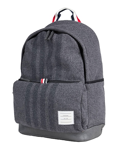 THOM BROWNE Rucksacks Grey Textile fibres