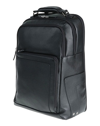 PIQUADRO Rucksacks Black Bovine leather