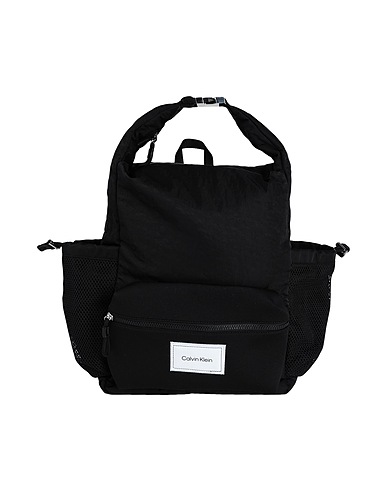 CALVIN KLEIN Zaini Nero 85% Nylon, 8% Poliestere, 7% Poliuretano