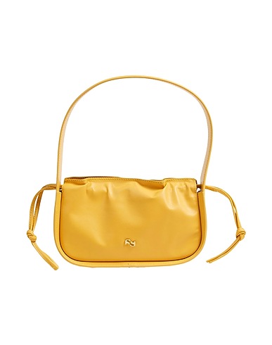 YUZEFI Handbag Yellow Leather