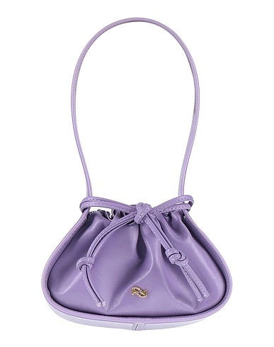 YUZEFI Handbag Purple Leather