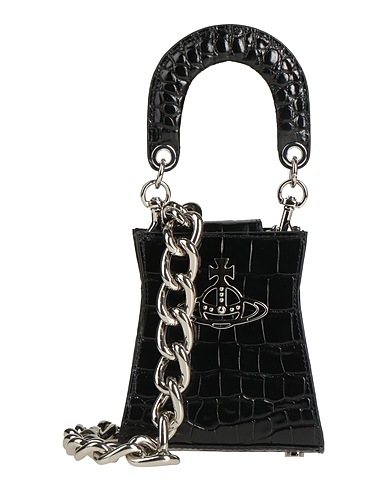 VIVIENNE WESTWOOD Handbag Black 100% Calfskin