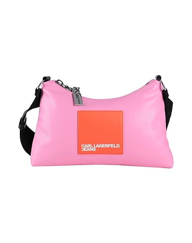 KARL LAGERFELD JEANS Borsa a spalla TECH LEATHER SM HOBO
 Rosa 50% Poliuretano, 50% Poliestere