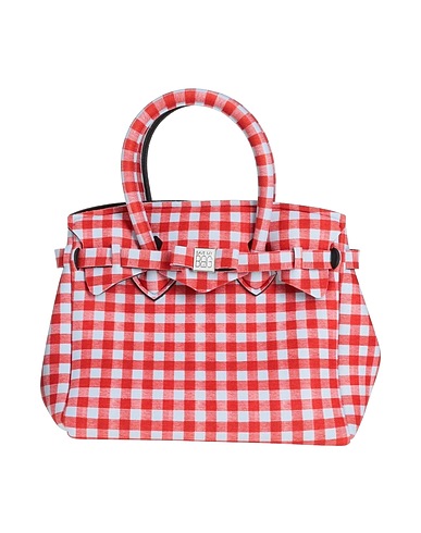 SAVE MY BAG Handbag Red 50% PEEK (Polyether - Ether - Ketone), 40% Polyester, 10% Elastane