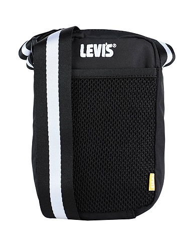 LEVI'S Cross-body bags NERO 100% Recycled polyester