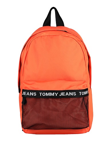 TOMMY JEANS Mochilas Naranja 100% Poliéster