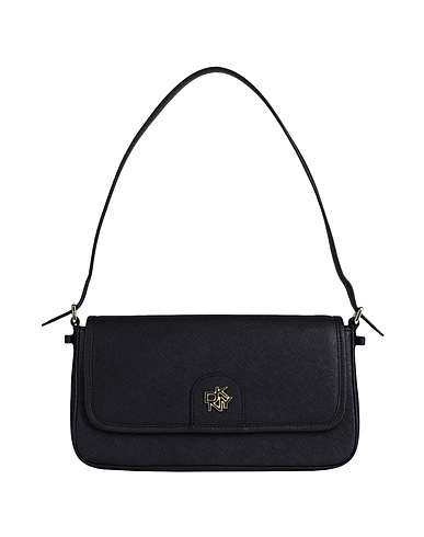 DKNY Borsa a mano Nero 100% Pelle di bovino, Spalmato poliuretano