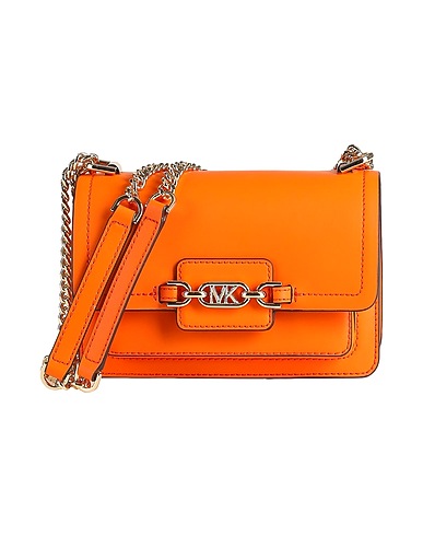 MICHAEL MICHAEL KORS Shoulder bag Orange 100% Cow leather