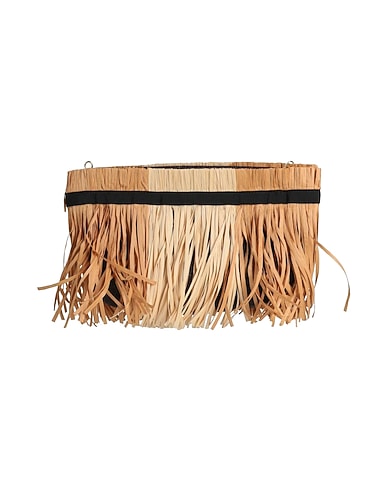 ANITA BILARDI Handbag Beige 100% Polyamide, Viscose