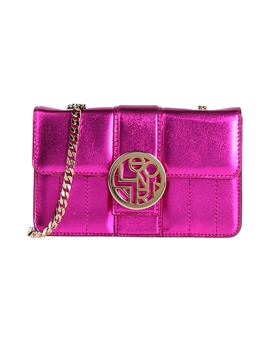 LEONARD Paris Borsa a spalla Fucsia Fibre tessili