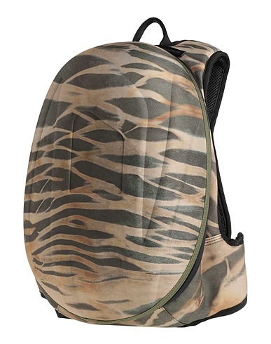 DIESEL Mochilas Verde militar 100% Poliéster, Aleación de zinc, Hierro