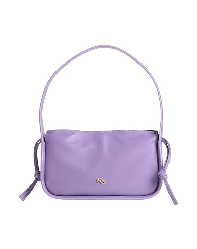 YUZEFI Handbag Purple Leather