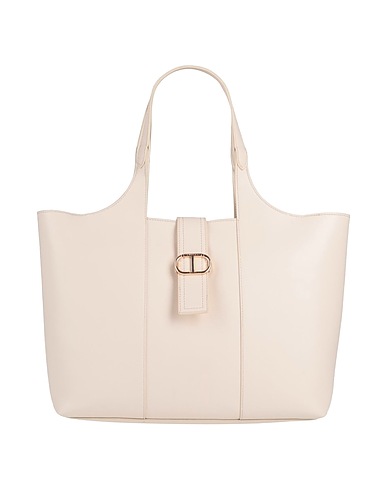 TWINSET Bolso de mano Hueso 100% Poliuretano