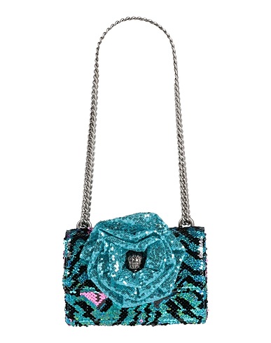 KURT GEIGER Bolso de hombro Azul turquesa 100% Poliéster