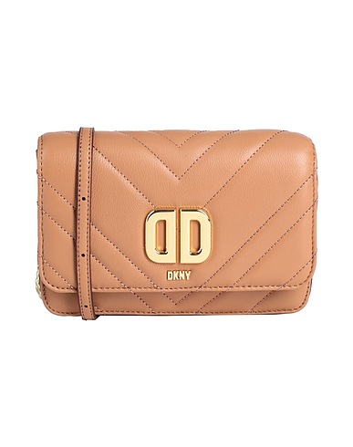 DKNY Across-body bag Camel 100% Lambskin