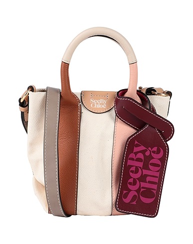 SEE BY CHLOÉ Handbag Cream 100% Bovine leather, Cotton